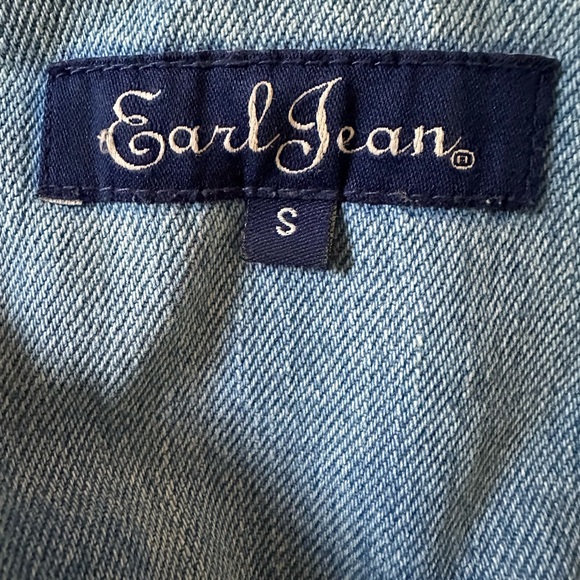 Earl Jeans faded sleeveless denim jacket vintage 1999-2004 - Picture 5 of 8